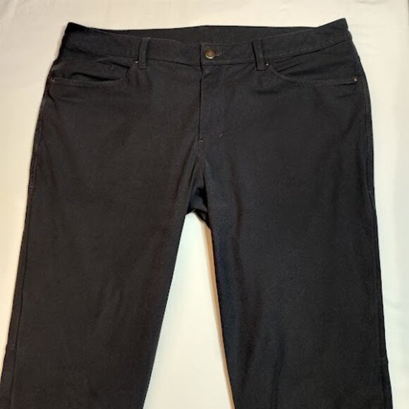 LULULEMON | ABC Slim-Fit 5 Pocket Grey Pants Warpstreme Wrinkle Resistant 36L - Picture 3 of 16